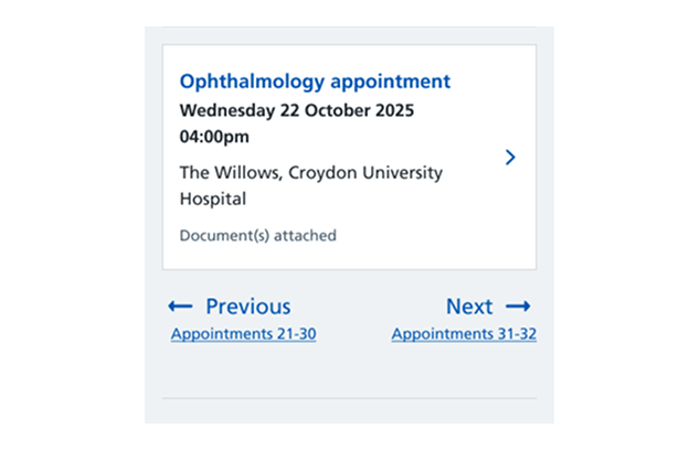 A screenshot of the pagination version 2